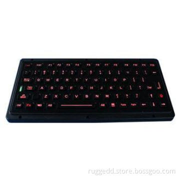 Black titanium salf fog proof ruggedized keyboard / panel m